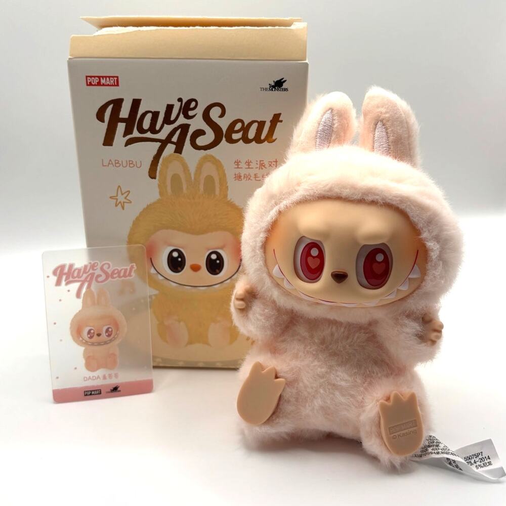 POP MART AUTHENTIC The Monsters Have a Seat LABUBU CONFIRMED Dada US SELLER Pink